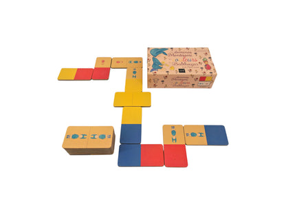 Les premiers dominos Montessori de Pépin et Balthazar