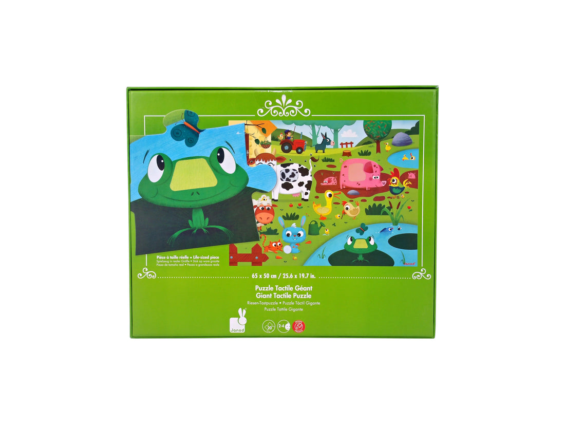 Puzzle - Tactile géant - La ferme