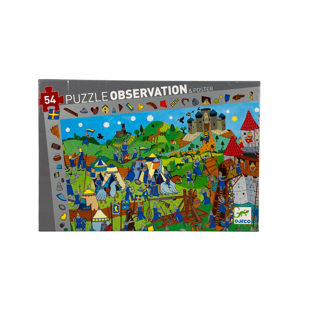 Puzzle Observation -  Chevaliers - 54 pièces