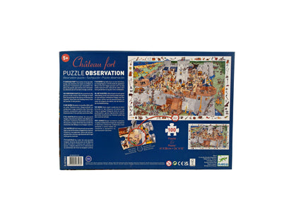 Puzzle découvertes - Le château fort - 100 pièces 