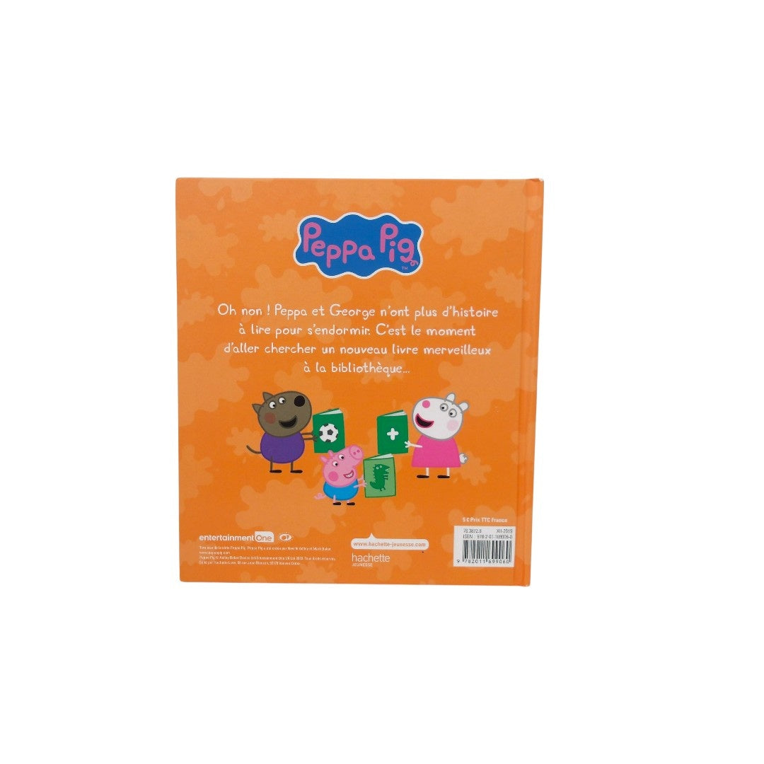 Peppa à la bibliothéque