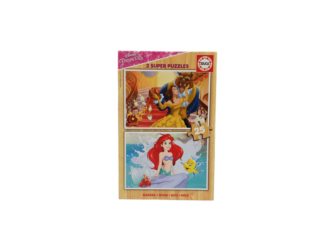 Puzzles bois - Princesses Disney - 2 x 25 pièces