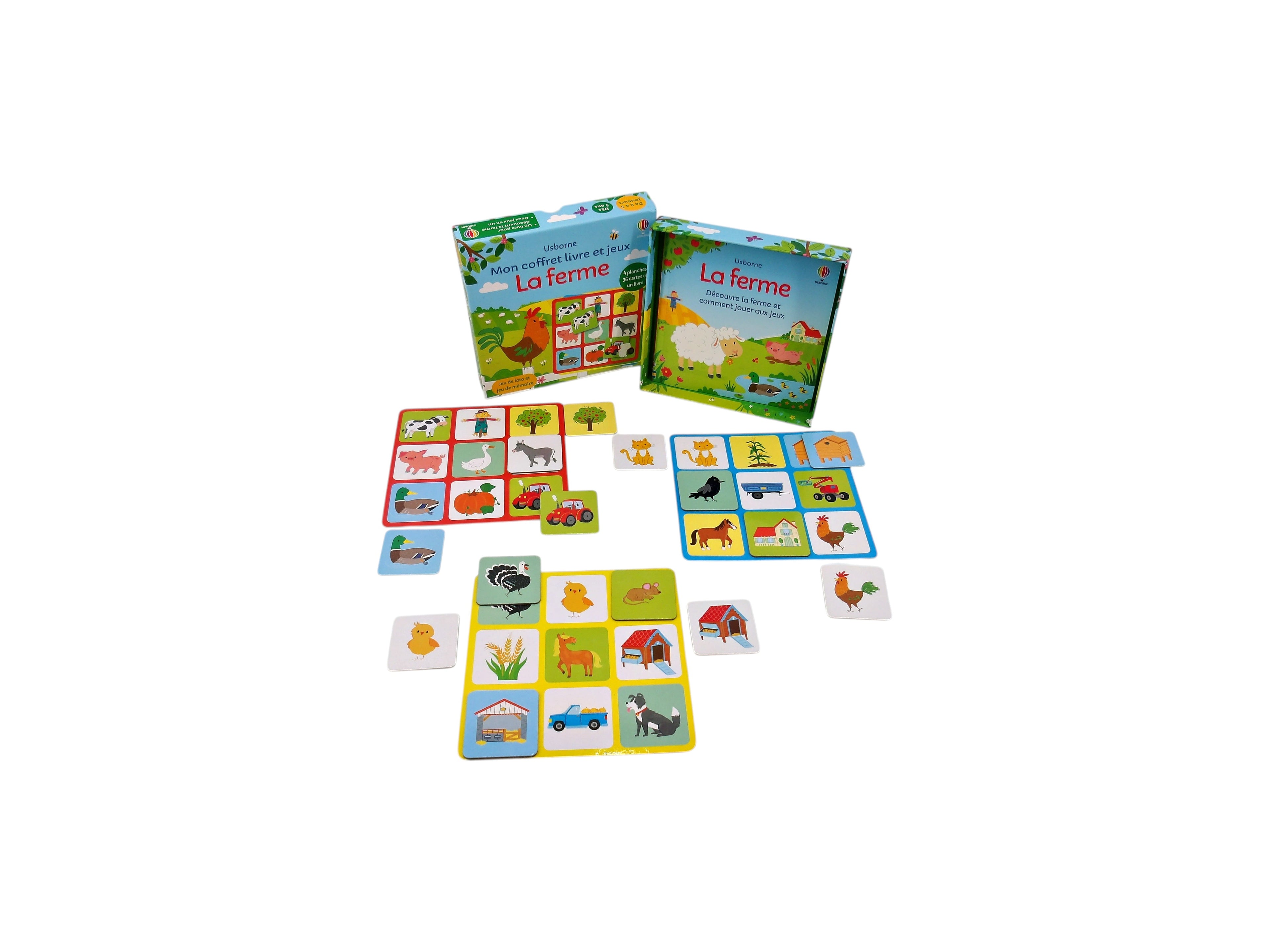 Mon coffret livre et jeux - La ferme- Édition 2023
