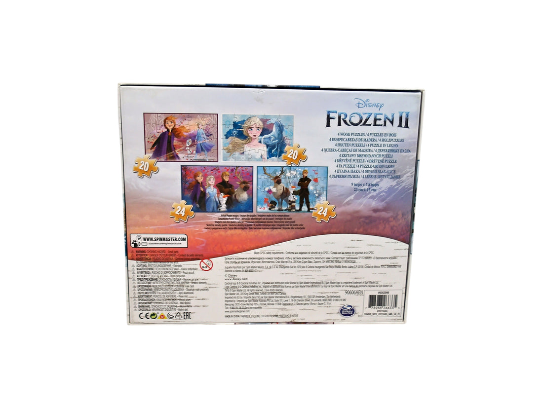 Puzzle bois - Reine des Neiges - 2 x 24 pièces - 2 x 20 pièces