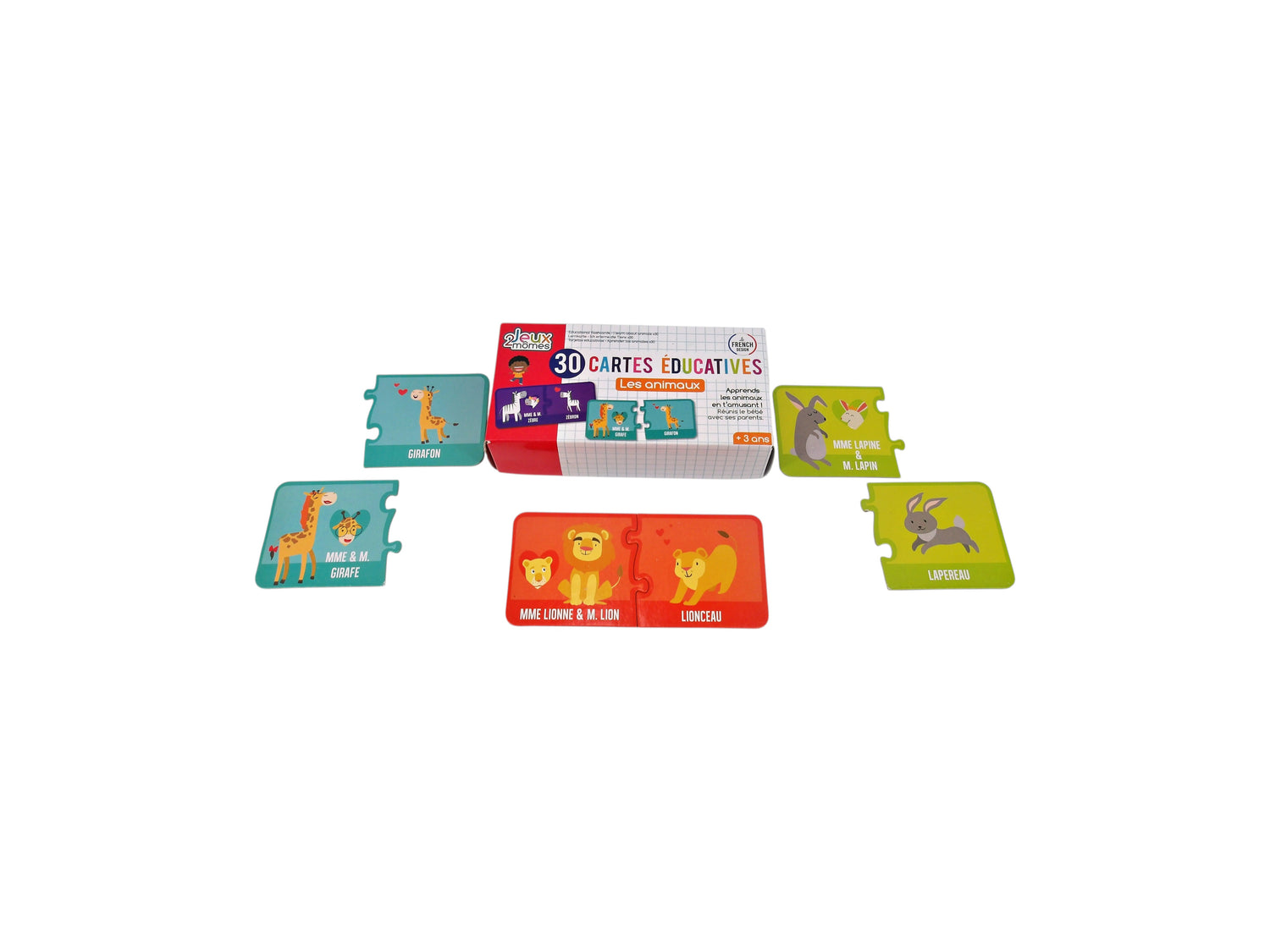 30 cartes éducatives - Les animaux