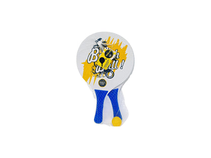 Set de 2 raquettes de plage avec balle