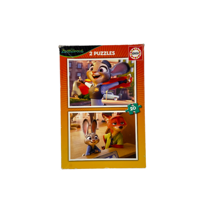 Puzzle - Zootropolis - 2x20 pièces- Édition 2016