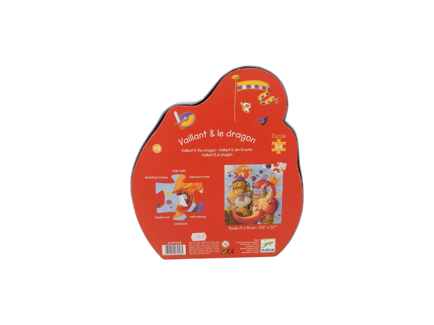 Puzzle - Vaillant et le Dragon - 54 pièces