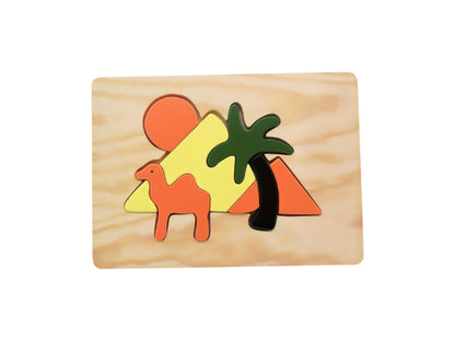 Puzzle bois - Désert - 8 pièces