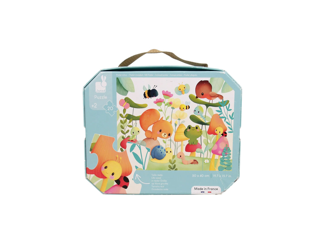 Puzzle - Les compagnons du jardin - 20 pièces