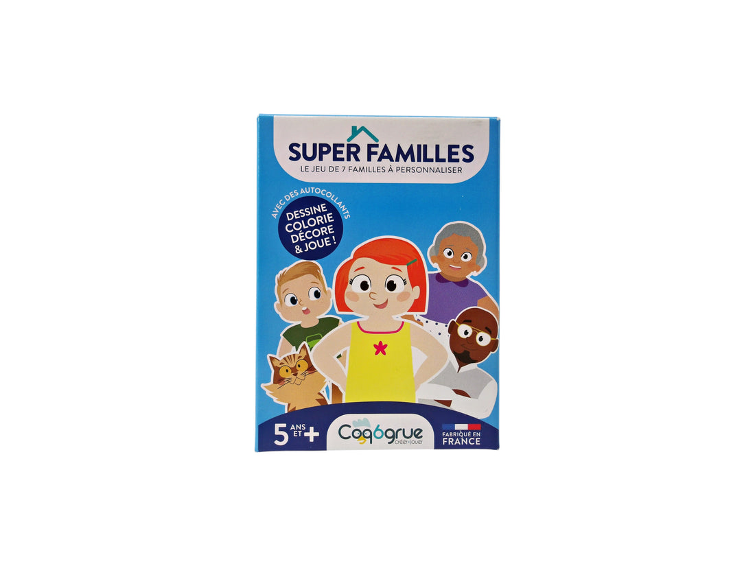 Super familles à personnaliser - Jeu des 7 familles