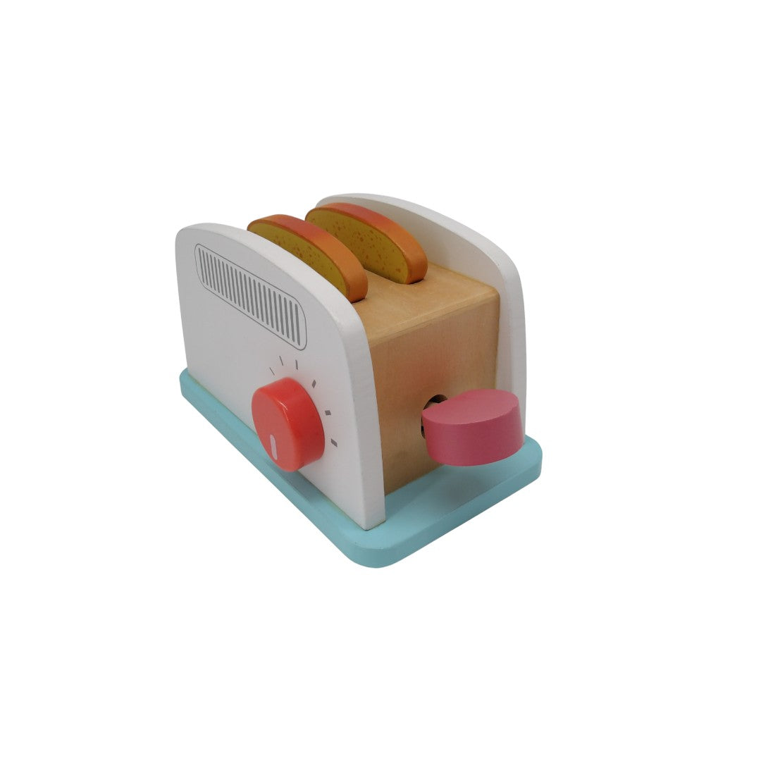 Grille pain en bois et ses tartines