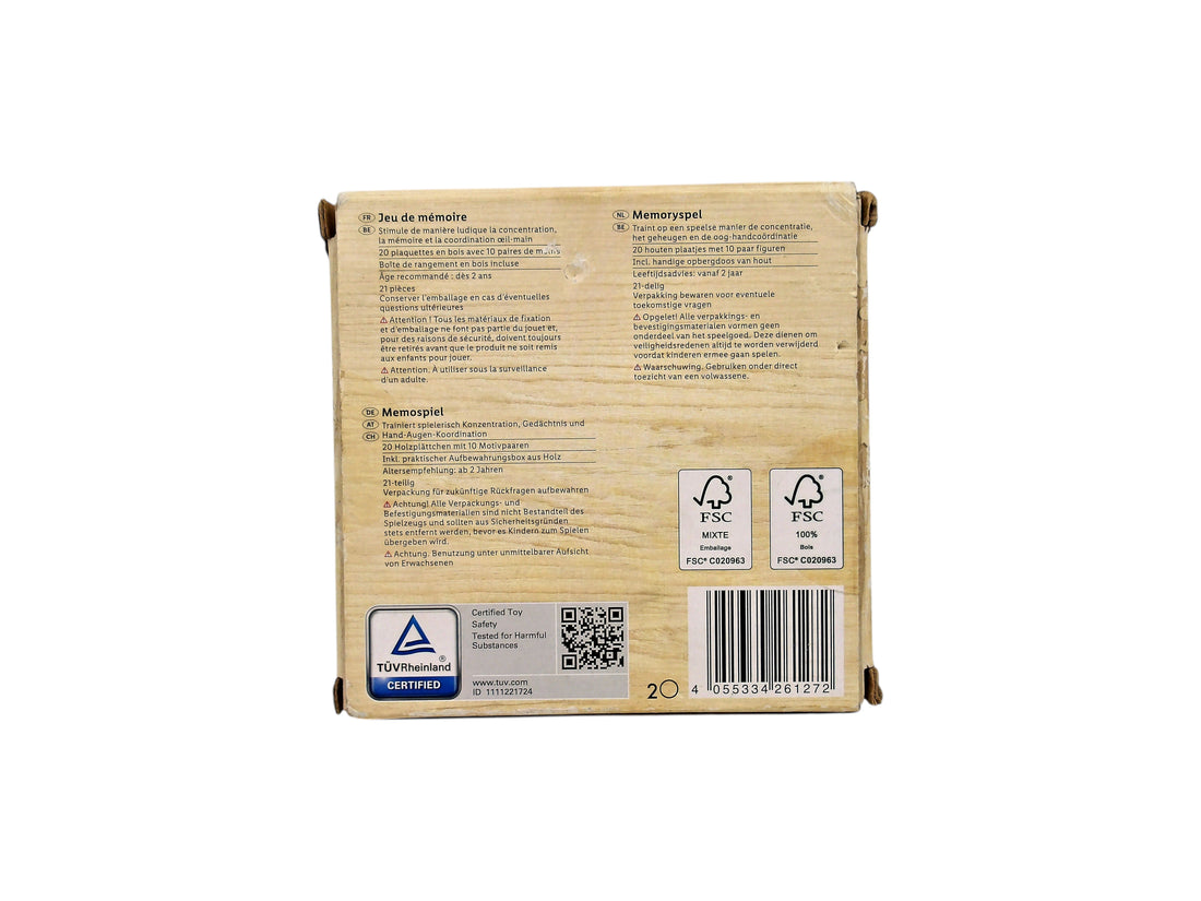 Memo en bois - Sous la mer