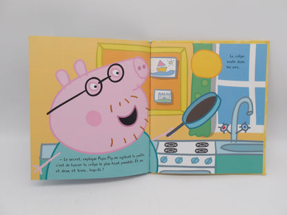 Peppa fait  des crêpes