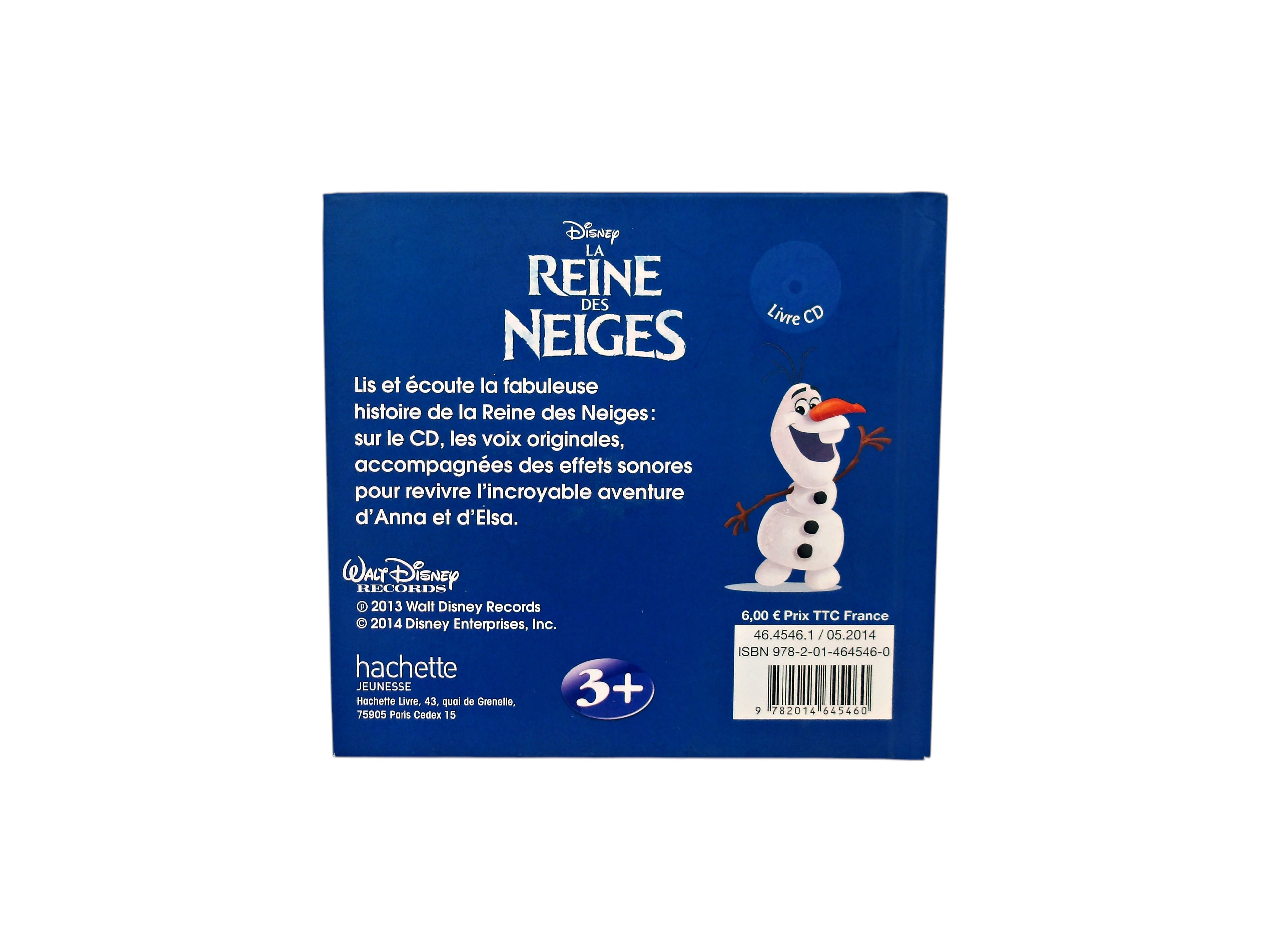 La Reine des Neiges - Livre CD