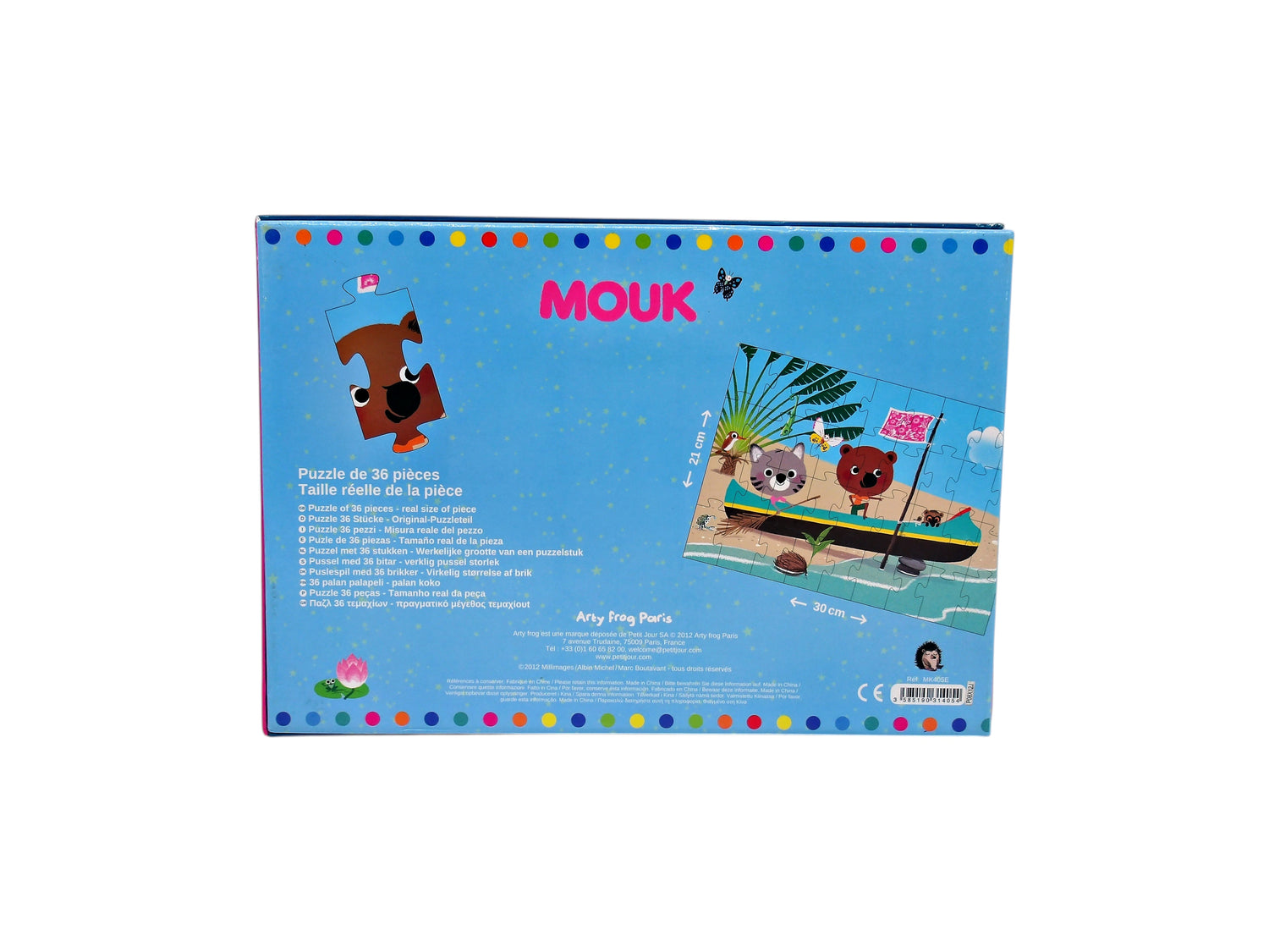 Puzzle - Mouk - 36 pièces - Édition 2012