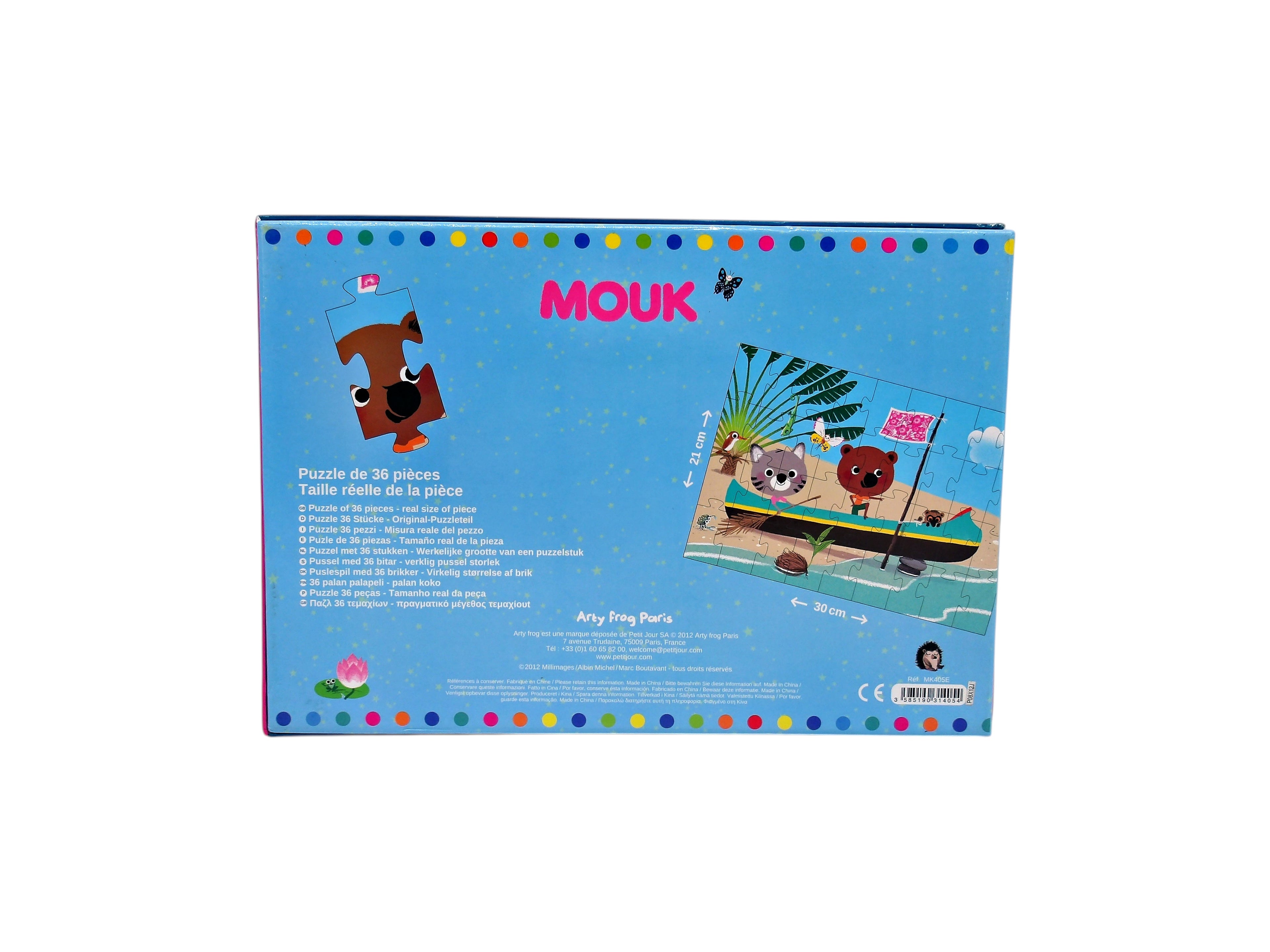 Puzzle - Mouk - 36 pièces - Édition 2012