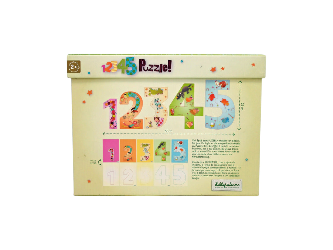 Puzzles des chiffres - 12345 Puzzle !