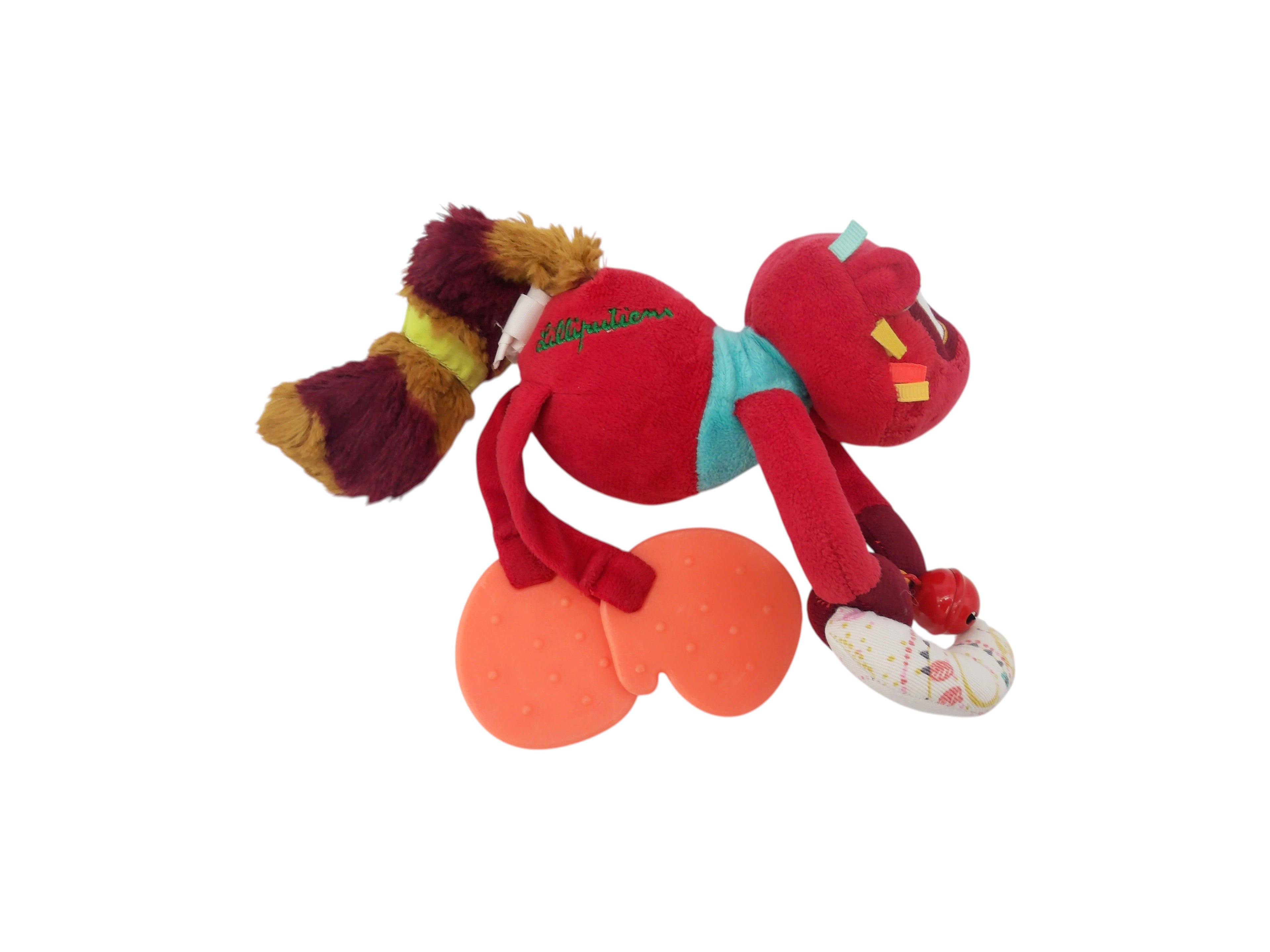 Doudou hochet - Clochette Georges le raton laveur