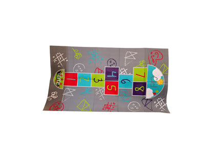 Tapis marelle en tissu