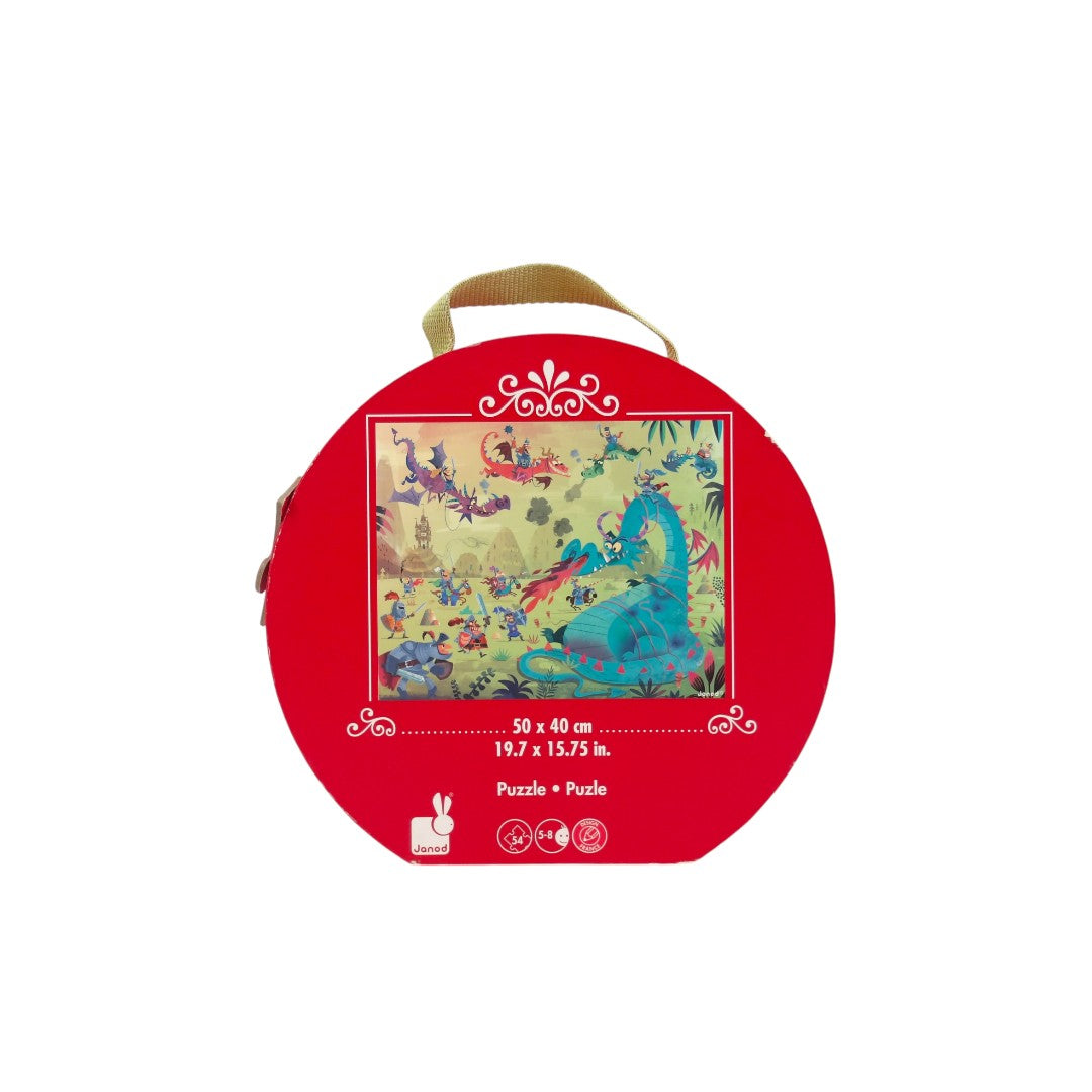 Puzzle - Chevaliers et dragons - 54 pièces- Édition 2016