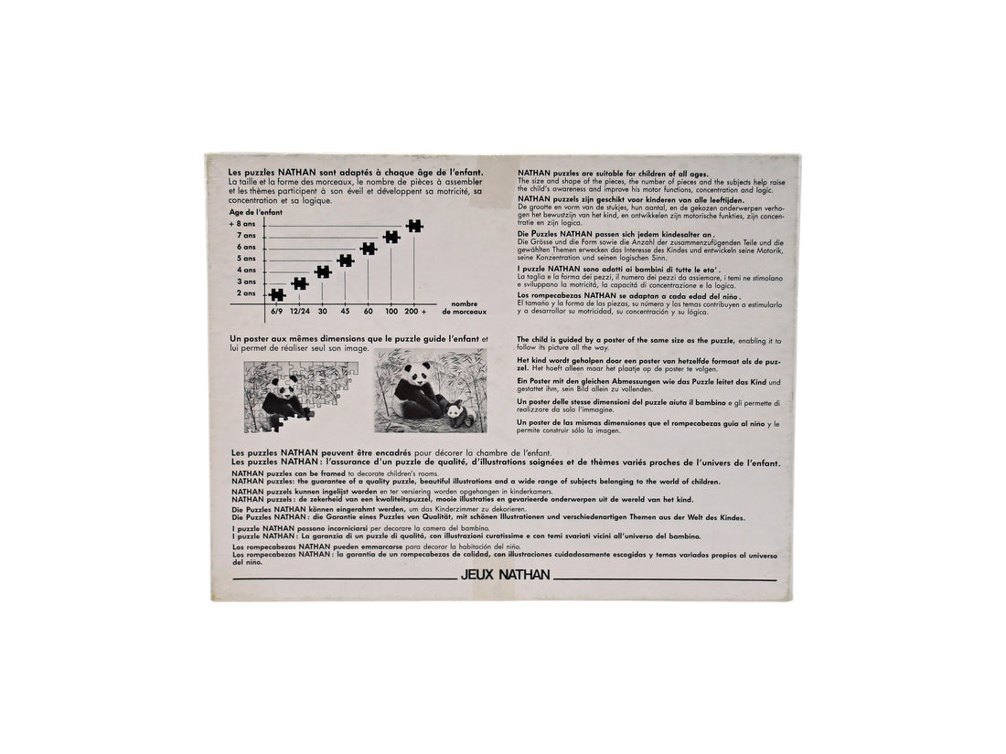 Puzzle - La belle et la bête -  250 pièces- Édition 1995