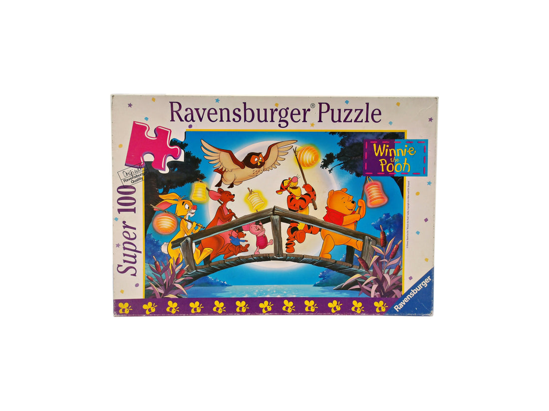 Puzzle - Winnie the pooh - Marche aux lampions - 100 pièces- Édition 1999