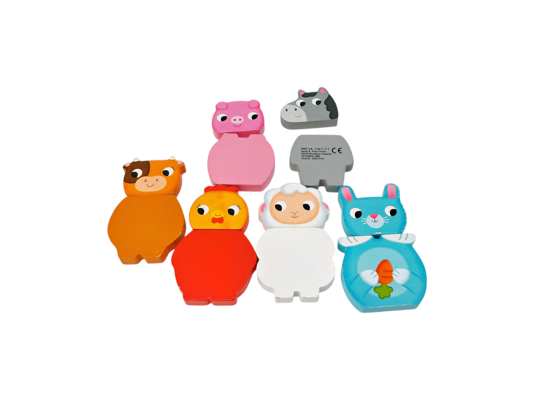 Puzzle magnétique - Animaux de la ferme