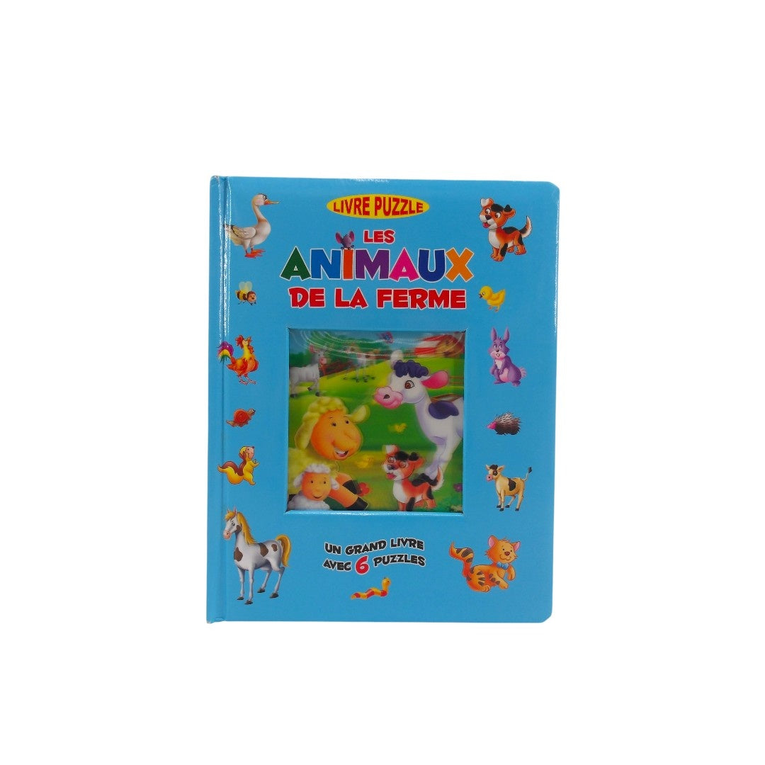 Puzzle livre - Les animaux de la ferme - 6x49 pièces - Édition 2013