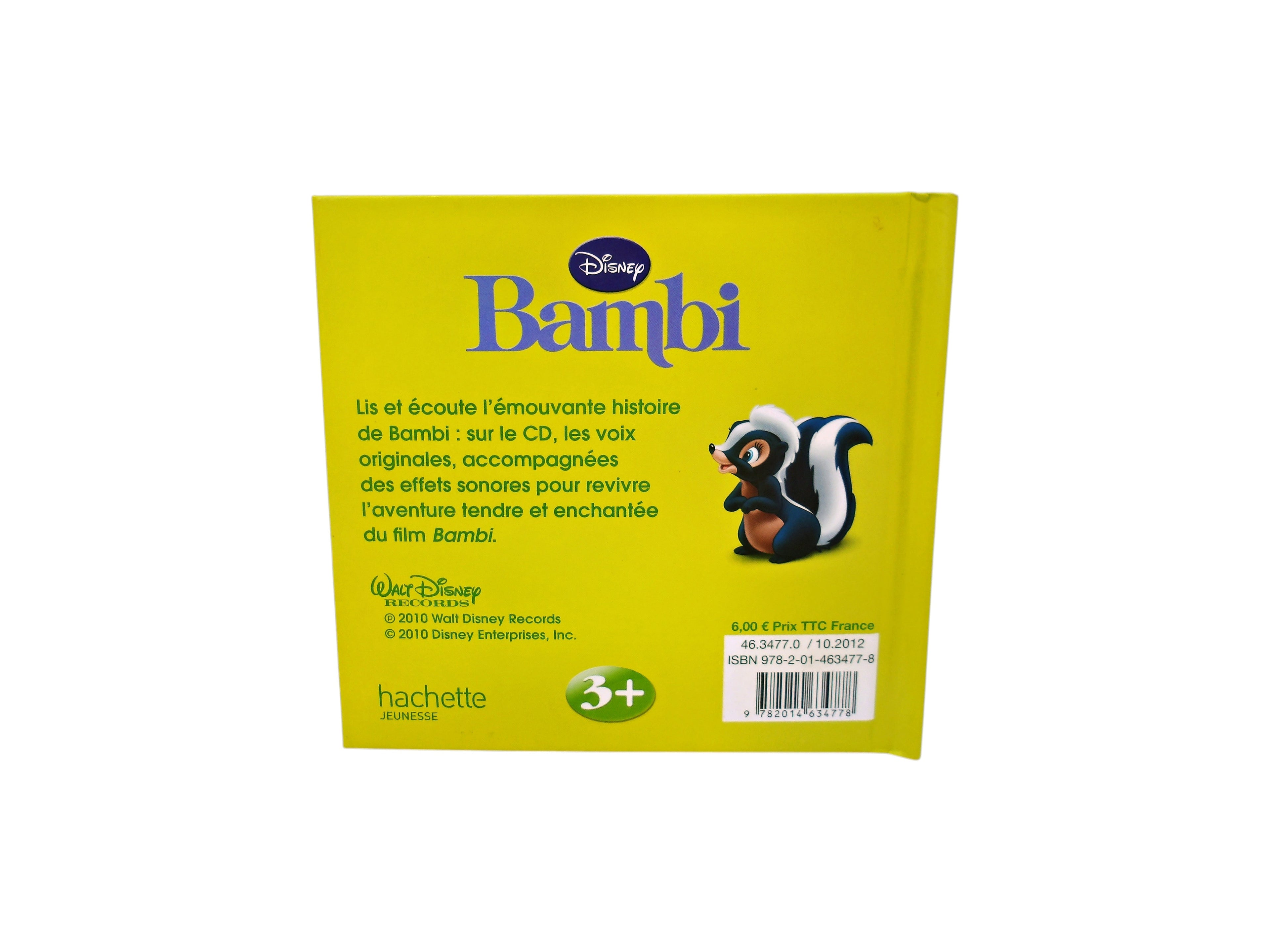 Bambi - Livre CD