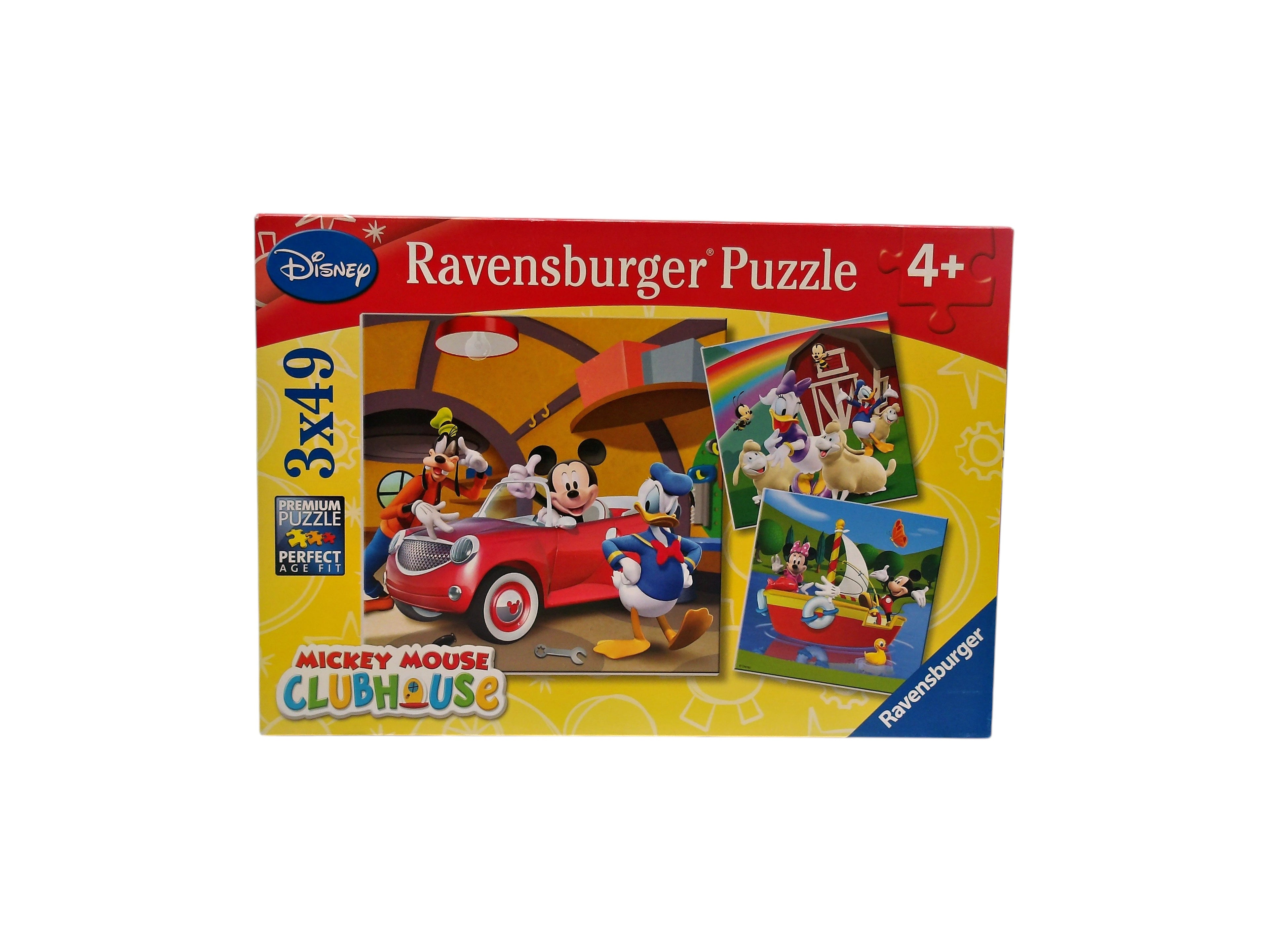 Puzzle - Tout le monde aime Mickey - 3x49 pièces