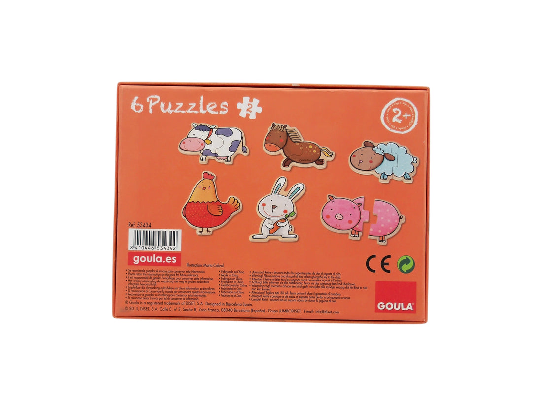 Puzzle - La ferme de Carla - 6 x 2 pièces- Édition 2013