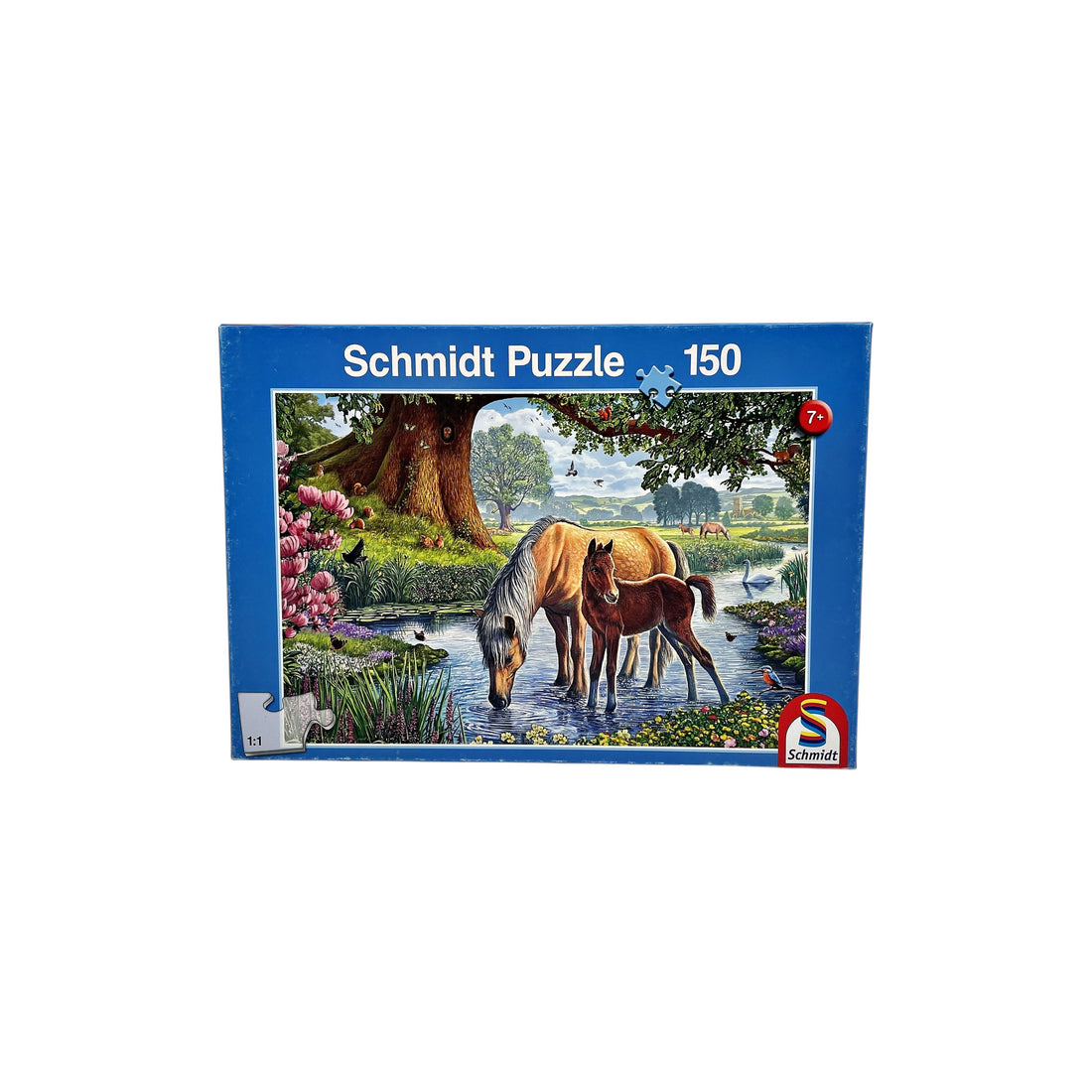 Puzzle - Chevaux dans le ruisseau - 150 pièces- Édition 2015