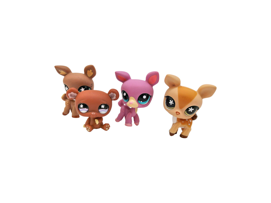 Figurines - Animaux de la forêt - Little Pet Shop - x4