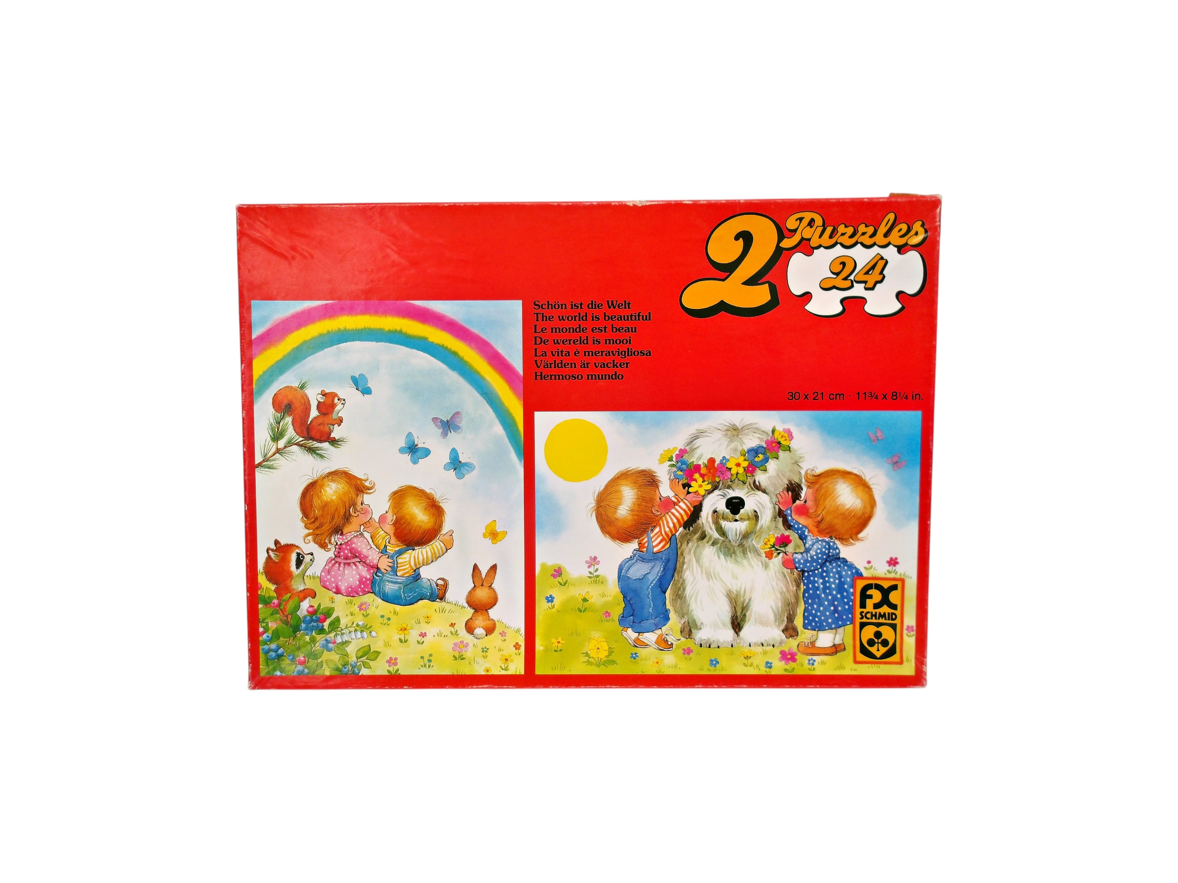 Puzzle - Petits amis - 2x24 pièces