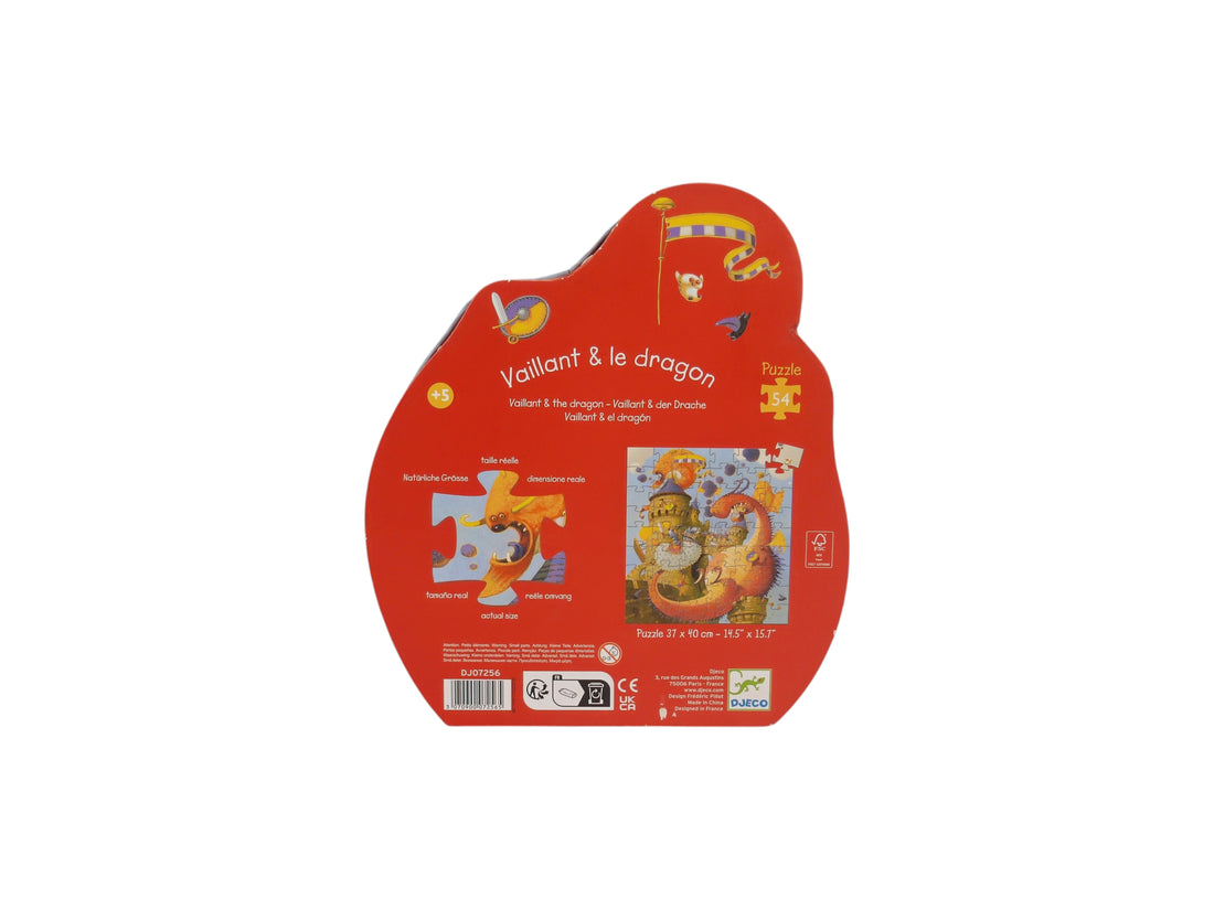 Puzzle - Vaillant et le Dragon - 54 pièces