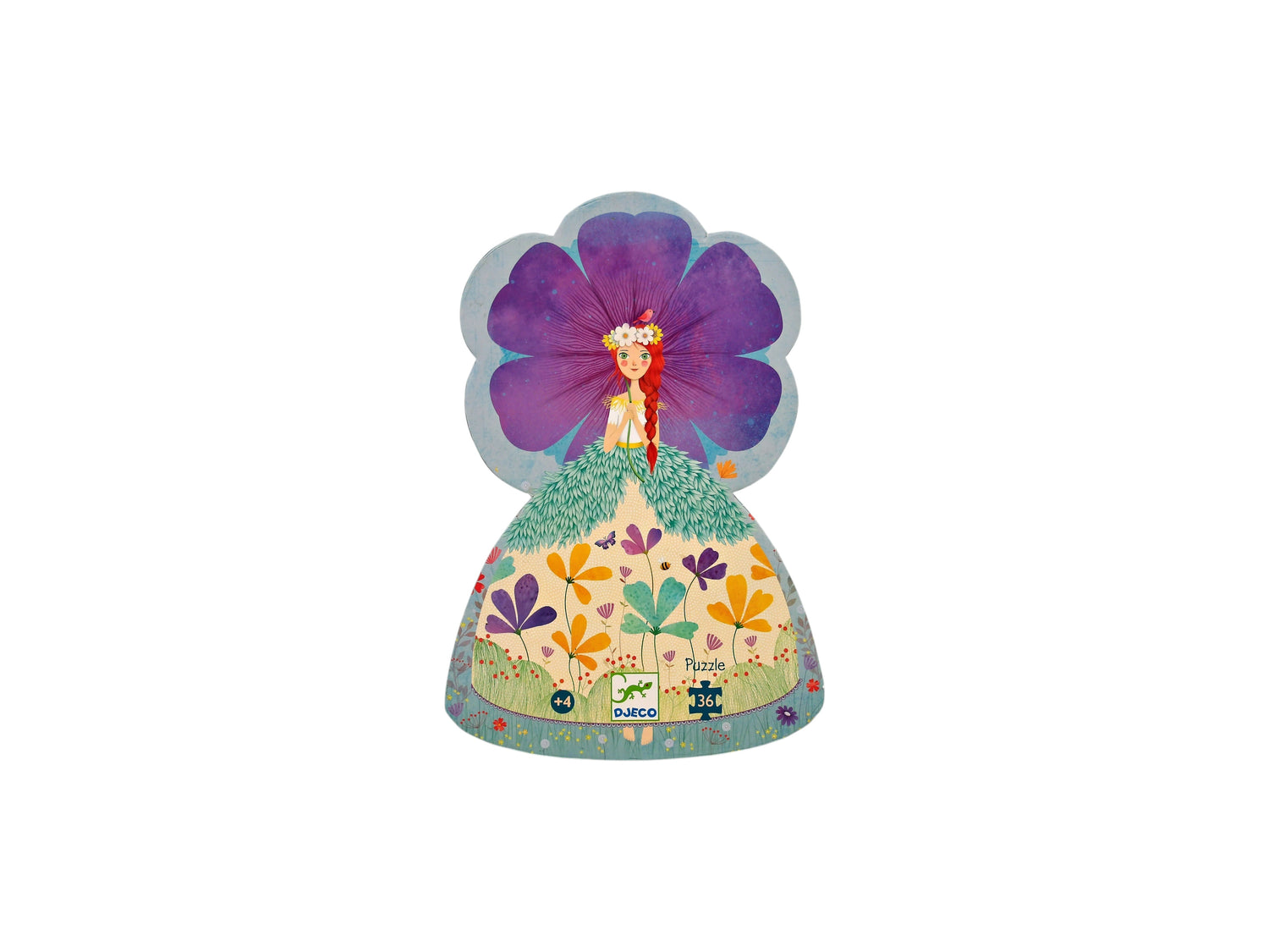 Puzzle silouhette -  La princesse du printemps - 36 pièces