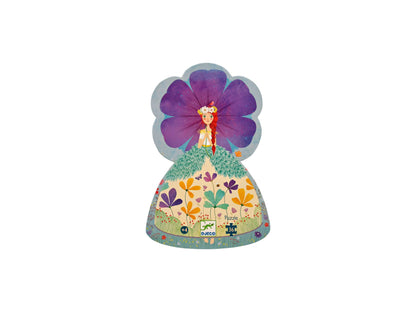 Puzzle silouhette -  La princesse du printemps - 36 pièces