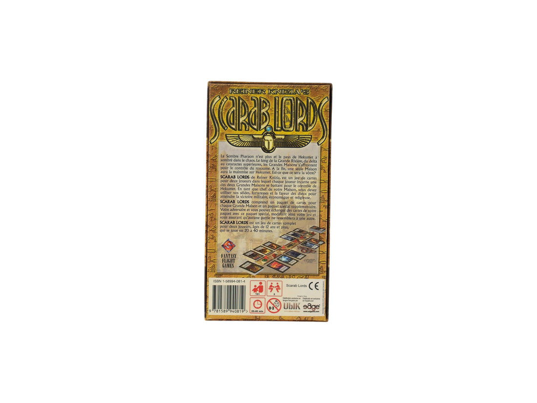 Scarab Lords - Jeu de cartes- Édition 2005