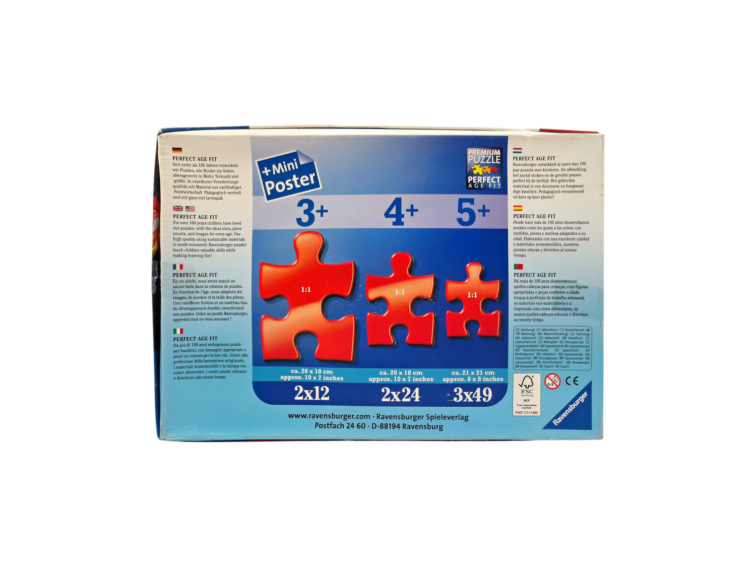 Puzzle - Cars - 3x49 pièces