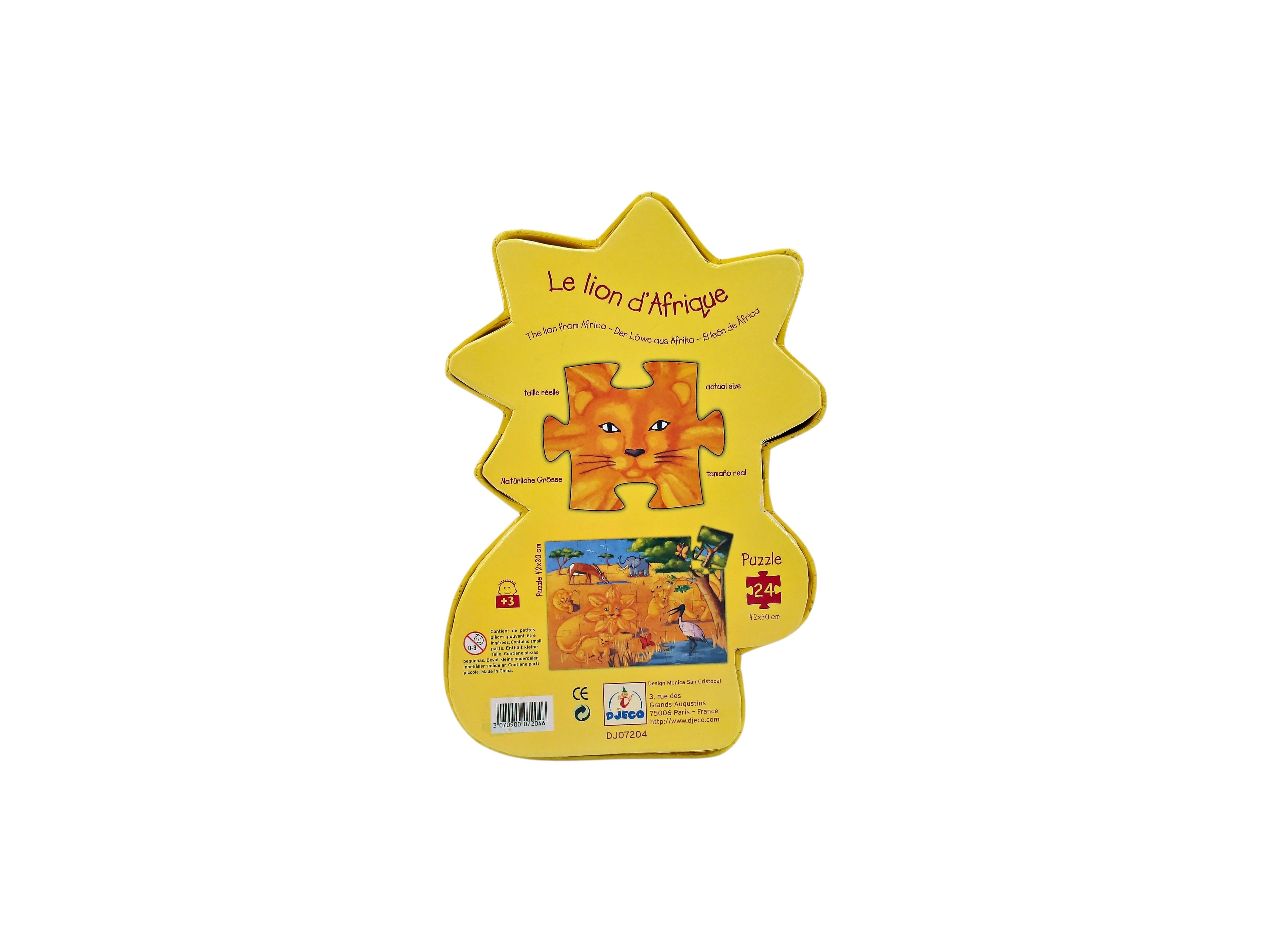 Puzzle silhouette - Le lion d&