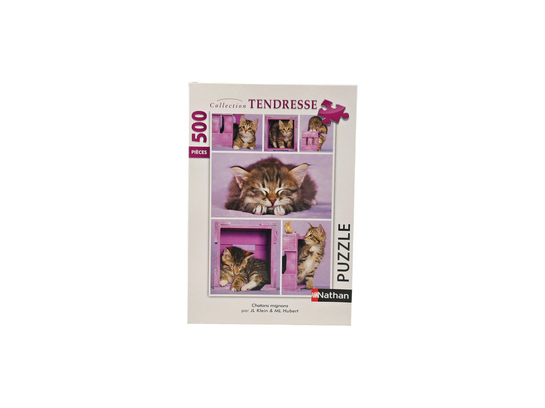Puzzle - 500 pièces-Chaton 