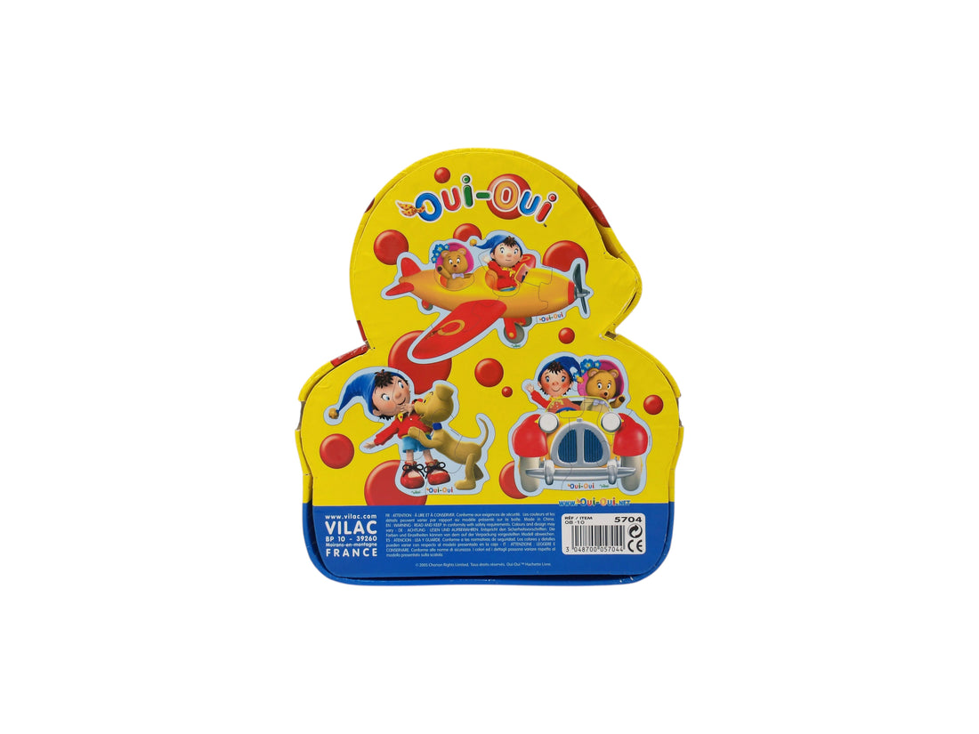 3 puzzles en bois - Oui-Oui - 3x5 pièces- Édition 2005