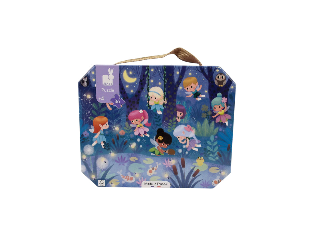 Puzzle valisette - Fées et nénuphars - 36 pièces