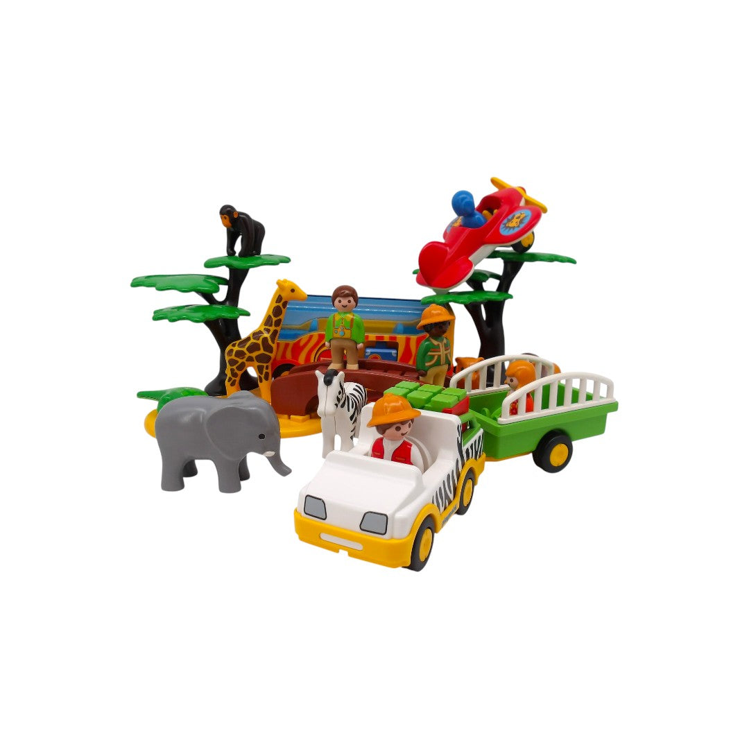Playmobil 1.2.3 - Grand safari africain - Set 5047