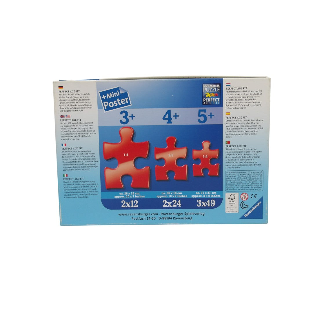 Puzzle - Moi moche et méchant méchant - 3x49 pièces