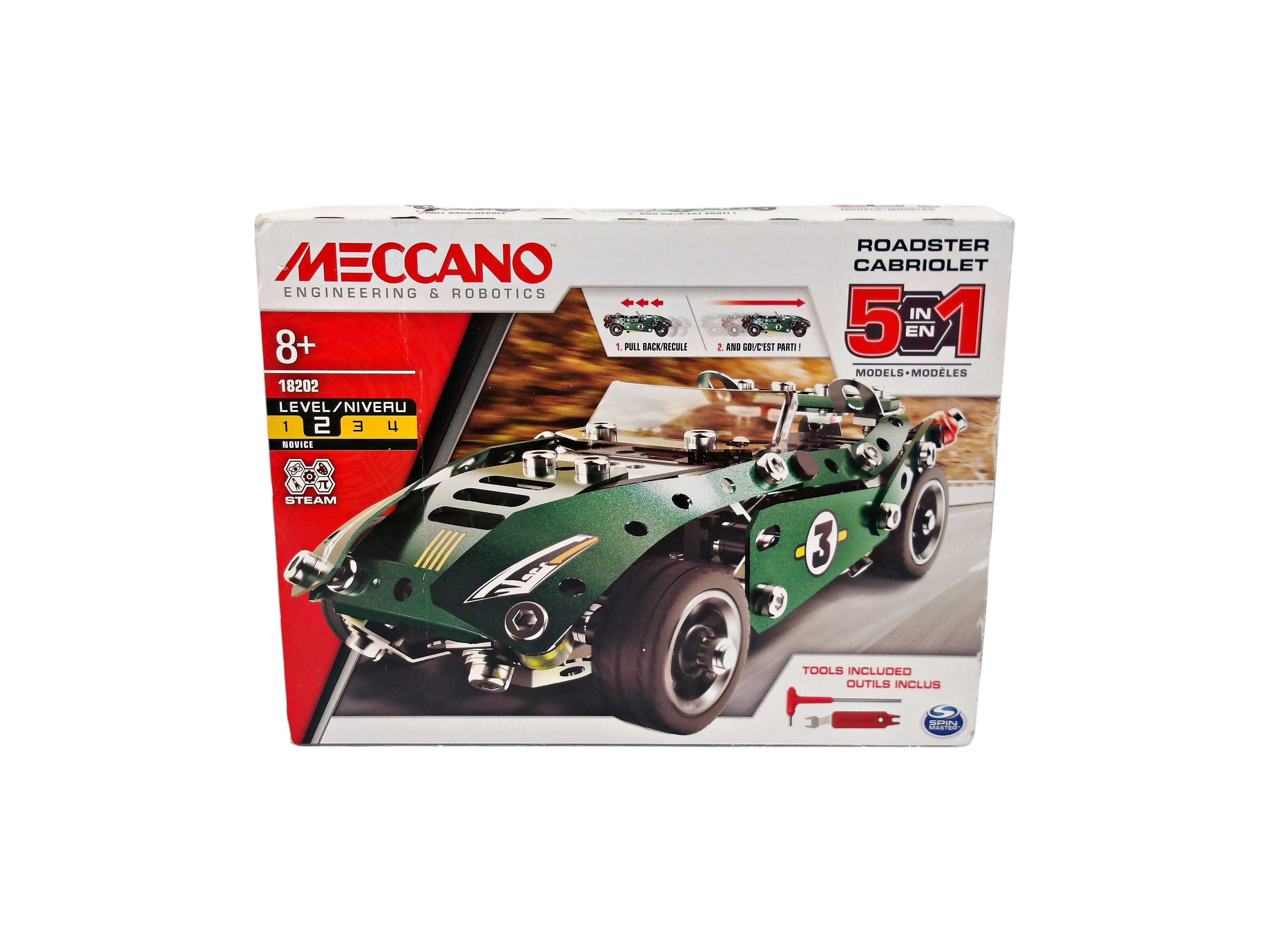 Meccano - Roadster Cabriolet 5 en 1 