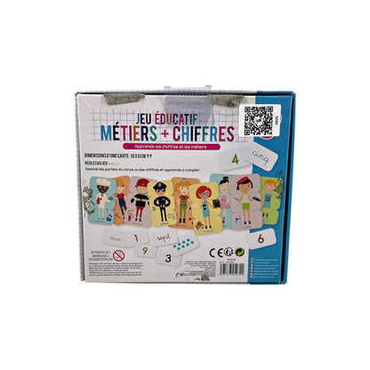 Cartes éducatives métiers et chiffres