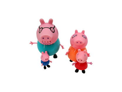 Figurines - Famille Peppa Pig - x4