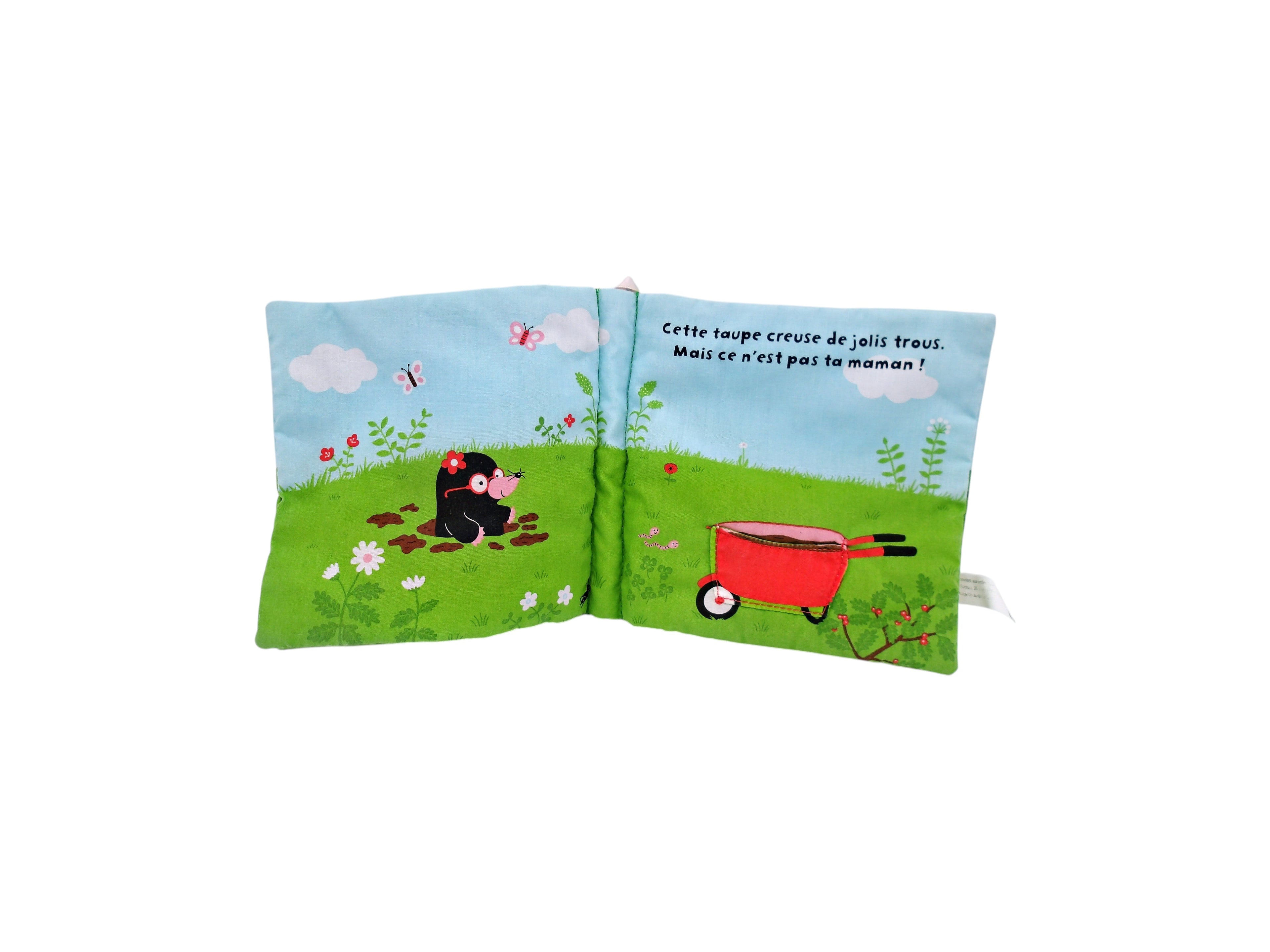 Livre tissu - Où est ta maman, petit lapin ?